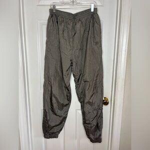 Vintage Wilson’s Men’s Wind Breaker Track Pants X-Large 90’s Brown Zip Ankle